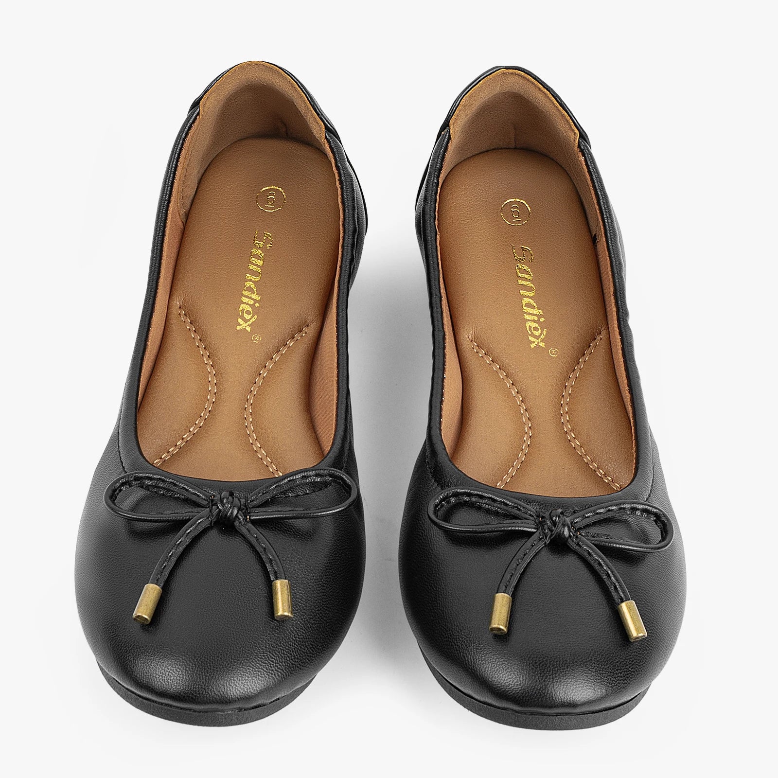 Women Ballet Flats Soft Working Bow-Knot Spring Slip-on Round Toe Wide Fits Walking Shoes Dress Ballet Flats for Women