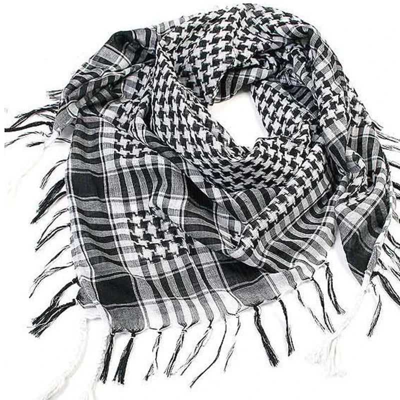 Summer Scarf Men Lightweight Scarf Spring Army Plaid Head Scarf Keep Warm New Hot Sale