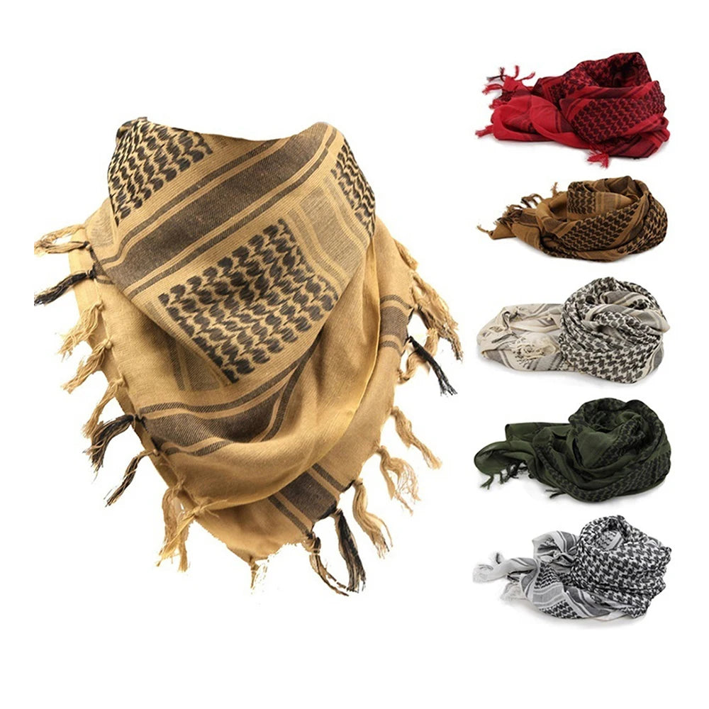 Summer Scarf Men Lightweight Scarf Spring Army Plaid Head Scarf Keep Warm New Hot Sale