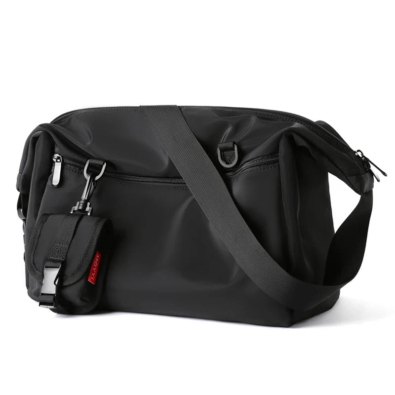 MOYYI INS Korean Style Men Messenger Bags Women Travel Casual Large Hobo Bag Waterproof Nylon Laptop Crossbody Shoulder Bag