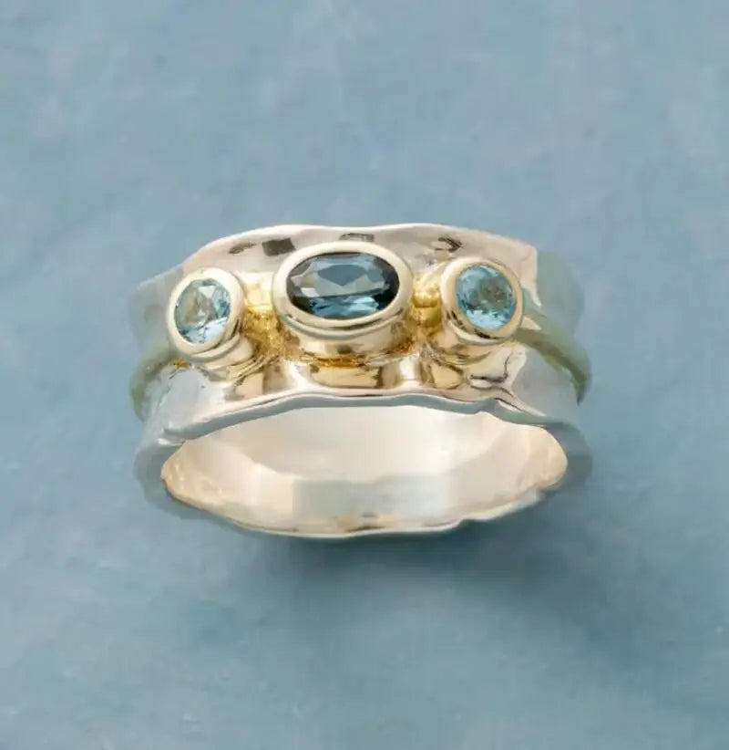 Europe and the United States new ring for women retro exaggerated simple personality ring for women