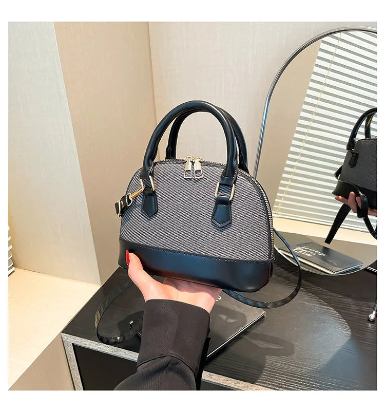 Women Shell Crossbody Bag New Trendy Retro Shoulder Handbag Simple Stylish Casual Commuter Purse Lady Bolsa Feminina Сумка