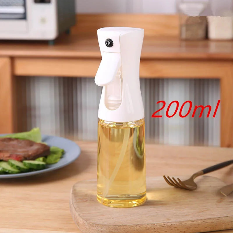 200ml Oil Spray Bottle Kitchen BBQ Cooking Olive Oil Dispenser Camping Baking Empty Vinegar Soy Sauce Sprayer Containers