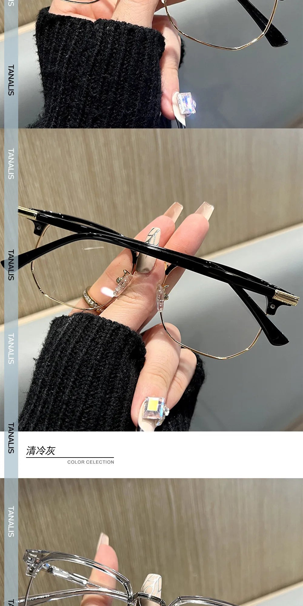 Half Frame Myopia Glasses Fashion Shortsighted Eyeglasses Men Women Optical Goggles Diopter -1.0 To -6.0 Computers Glasses