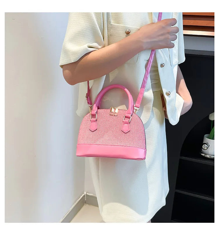 Women Shell Crossbody Bag New Trendy Retro Shoulder Handbag Simple Stylish Casual Commuter Purse Lady Bolsa Feminina Сумка
