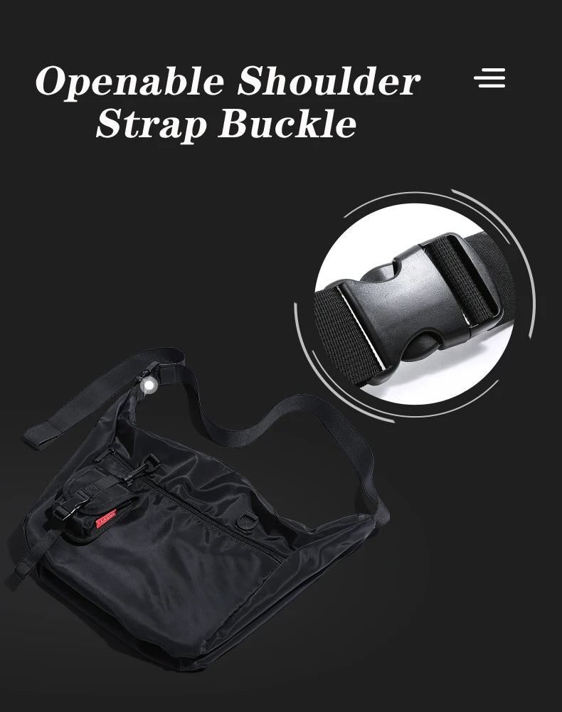 MOYYI INS Korean Style Men Messenger Bags Women Travel Casual Large Hobo Bag Waterproof Nylon Laptop Crossbody Shoulder Bag