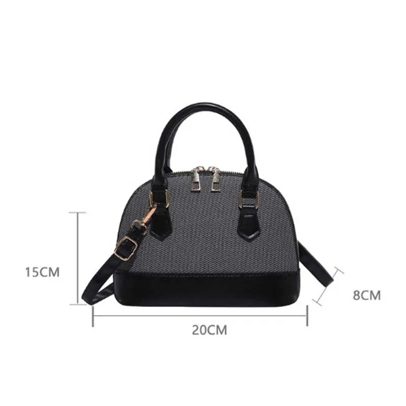 Women Shell Crossbody Bag New Trendy Retro Shoulder Handbag Simple Stylish Casual Commuter Purse Lady Bolsa Feminina Сумка
