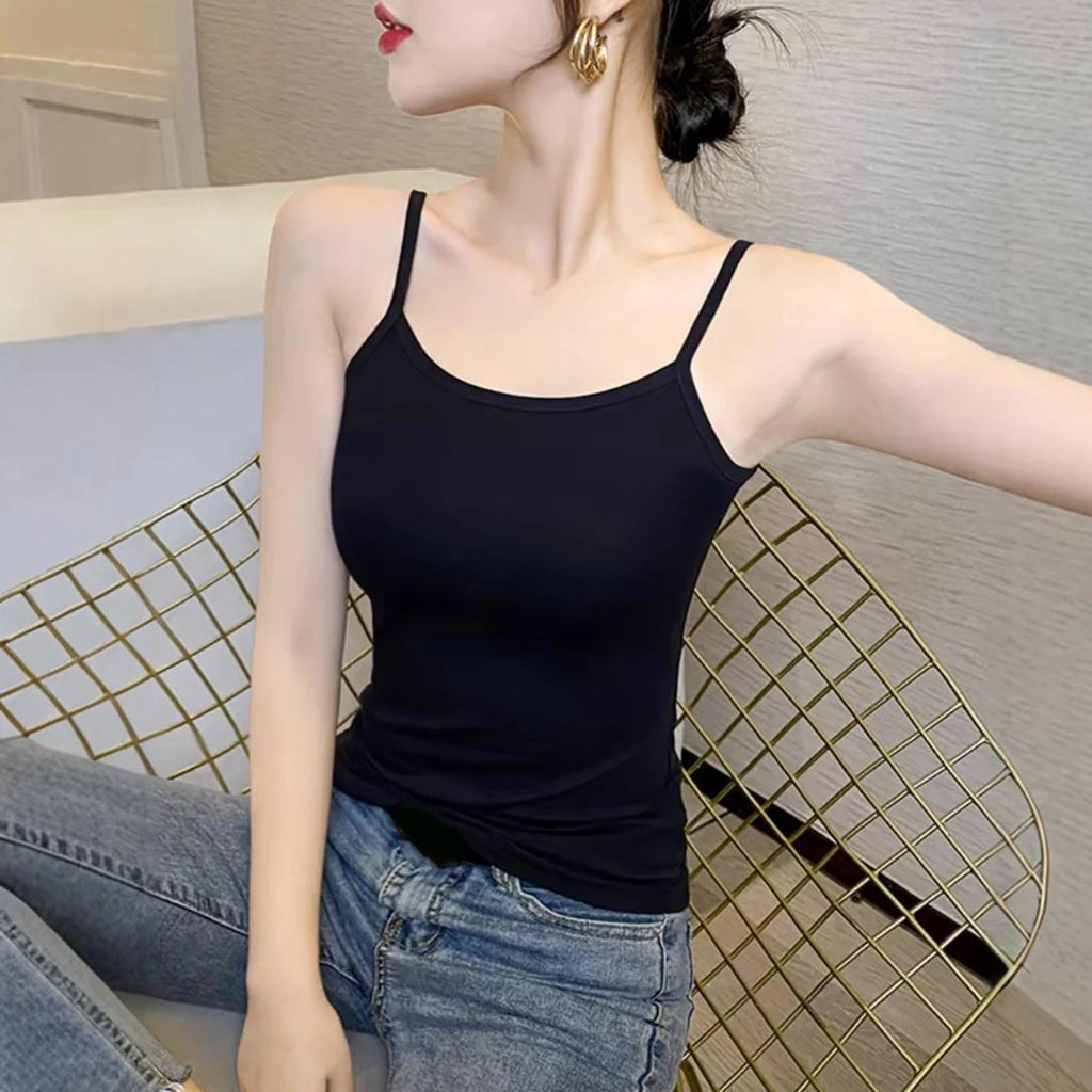 Chic Loose Tank Top Sleeveless Daily Wear Moisture Wicking Base Layer Women Vest