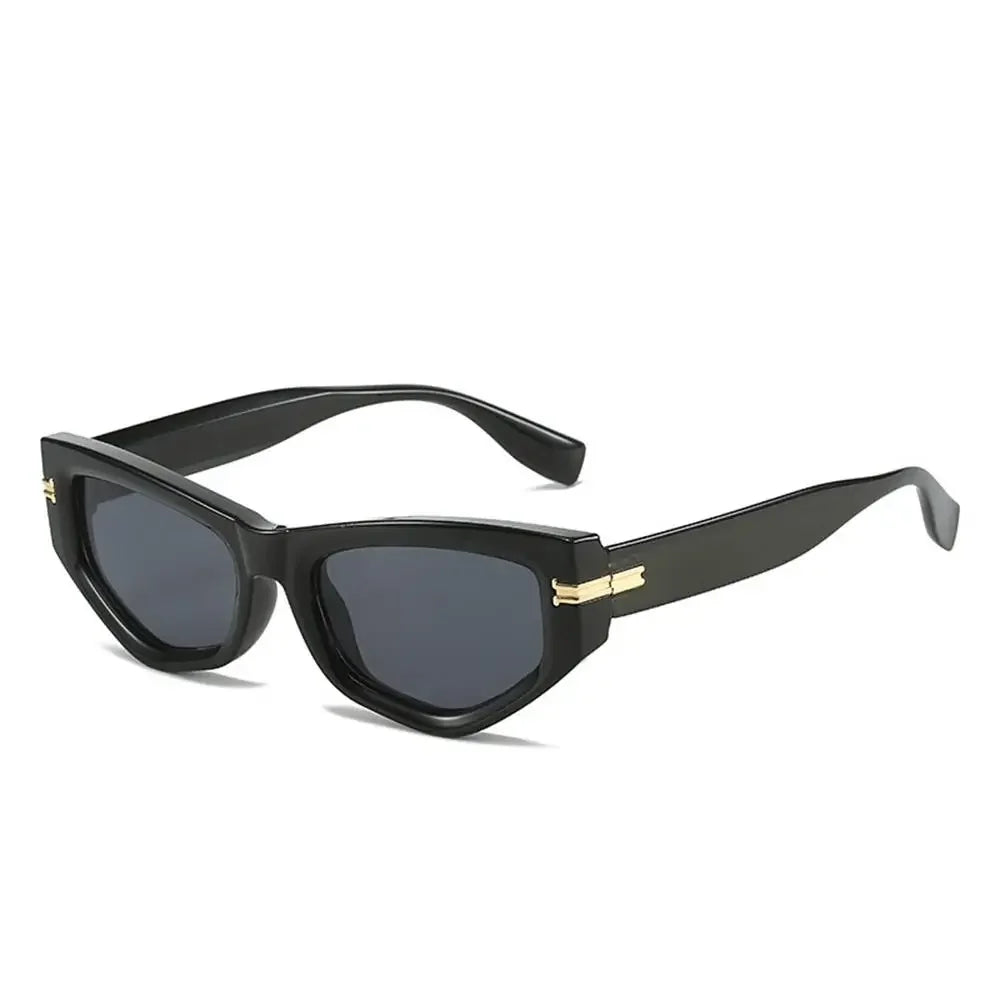 KAMMPT Vintage Cat Eye Sunglasses Men Women New in Fashion Irregular Gradient Eyewear Shades Luxury Brand Designer Sun Glasses