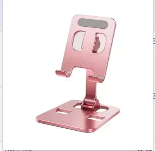 Fashion Universal Foldable Desk Phone Holder Mount Stand For iPhone 12-17 Mobile Phone Holder Tablet Desktop Metal Holder