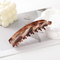 AWAYTR Frosted Hair Clips Solid Color Banana Clip Women's Hair Accessories Fashion Ponytail Barrettes Hair Claws Hairpins
