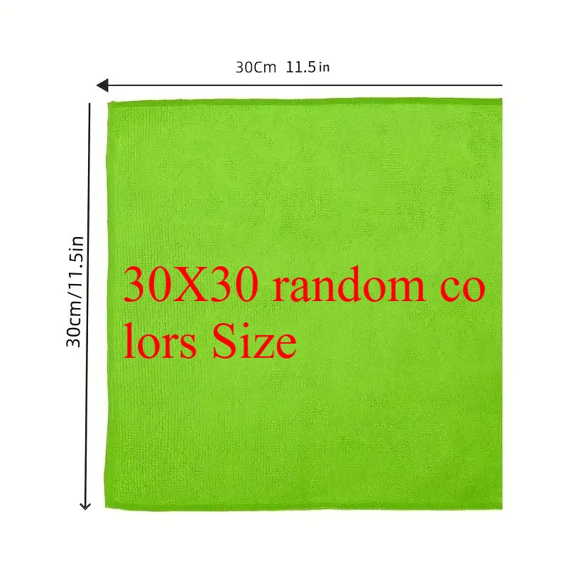 10 Kitchen Towel, Ultra-fine Fiber Light Gray Cleaning Cloth Set, Absorbent, Soft And Stain-removing Cloth