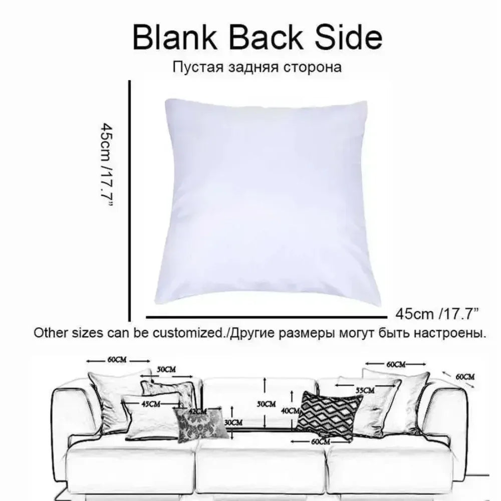 4pcs Floral Printed Pillowcases with Butterfly Motifs Sofa cushion cover home bedroom room decoration