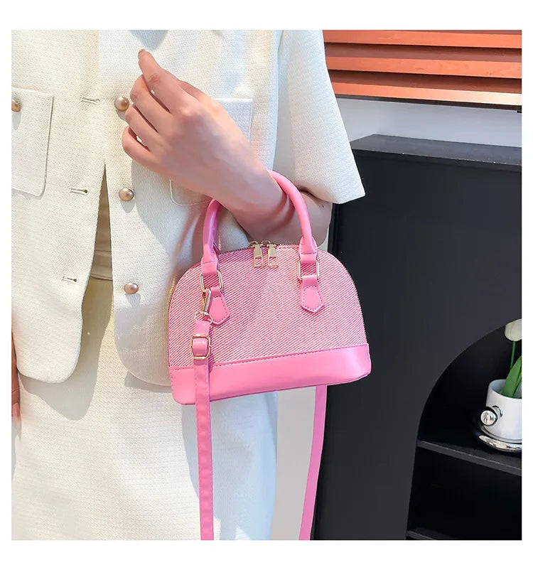Women Shell Crossbody Bag New Trendy Retro Shoulder Handbag Simple Stylish Casual Commuter Purse Lady Bolsa Feminina Сумка