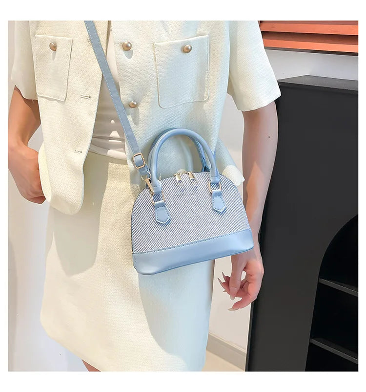 Women Shell Crossbody Bag New Trendy Retro Shoulder Handbag Simple Stylish Casual Commuter Purse Lady Bolsa Feminina Сумка
