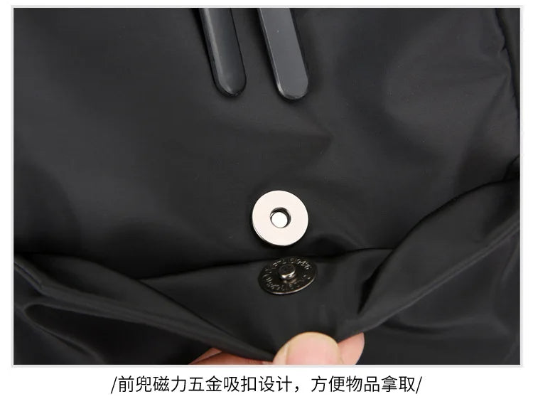 Men's Chest Bag Large Canvas Fashion Male Crossbody Bags Oxford Cloth Designer Man Student Shoulder Sling Casual Sports Phone