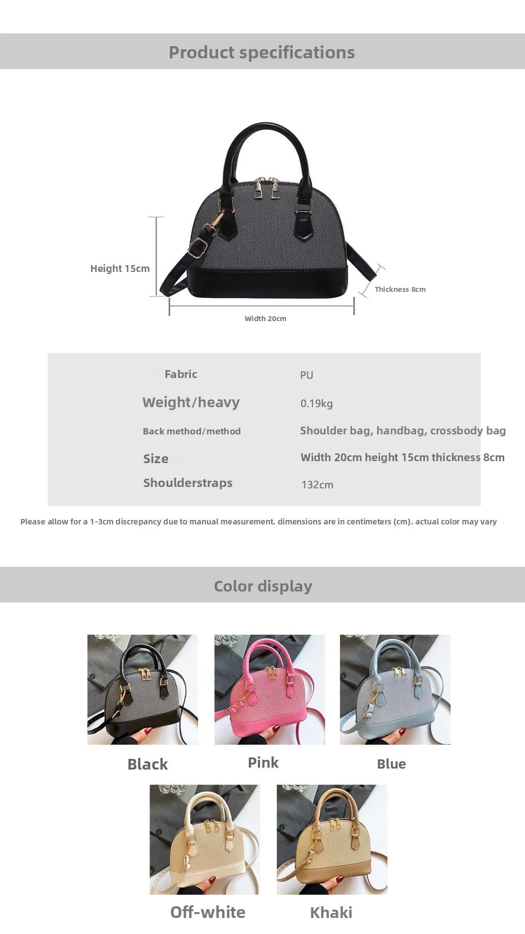Women Shell Crossbody Bag New Trendy Retro Shoulder Handbag Simple Stylish Casual Commuter Purse Lady Bolsa Feminina Сумка