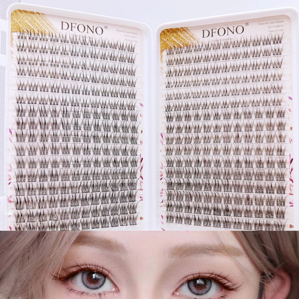 Sets of cluster lashes