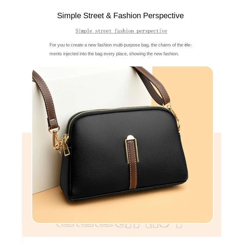 Women Handbag Designer Cowhide Flap Bag Luxury Women's Messenger Bags Crossbody Bags For Women