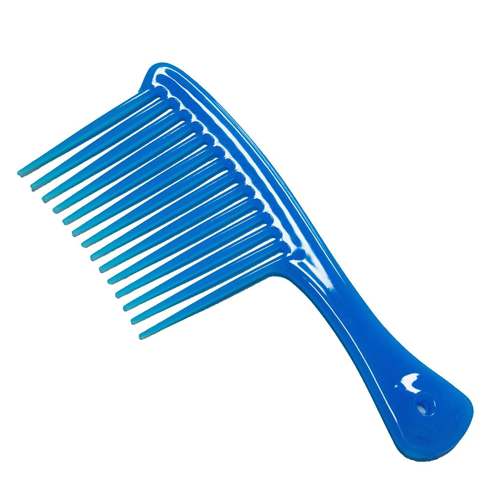 Hair Comb Detangling Reduce Hair Loss Comb Portable Black Wide Tooth Comb Plastic Heat-resistant Brush Hair Styling Tool