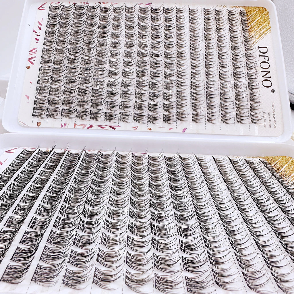 Sets of cluster lashes