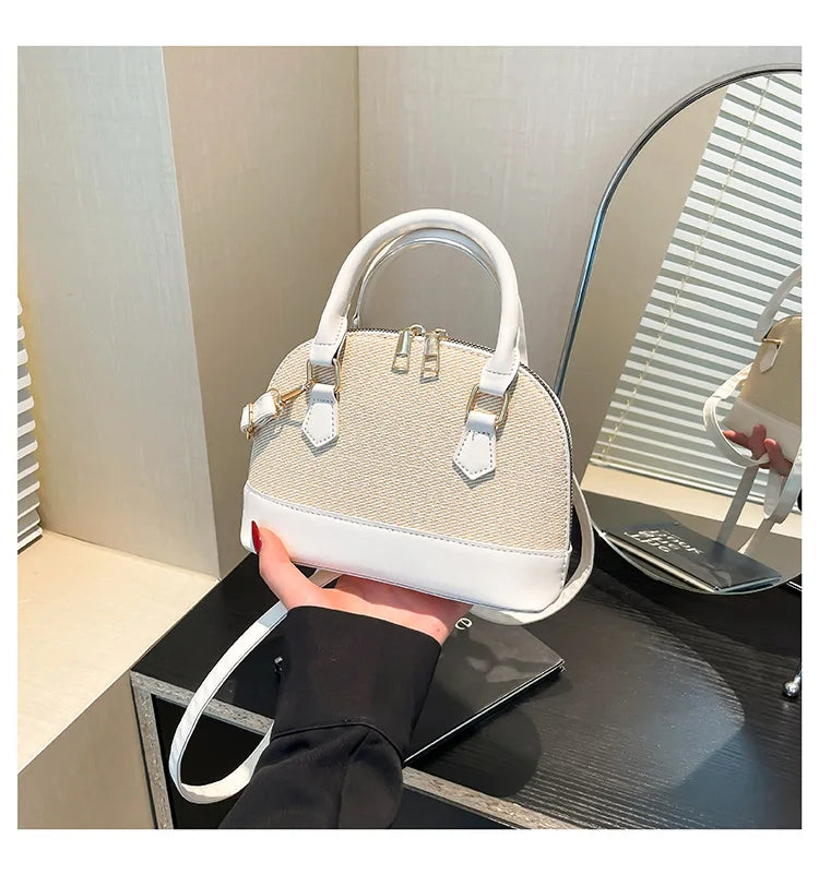 Women Shell Crossbody Bag New Trendy Retro Shoulder Handbag Simple Stylish Casual Commuter Purse Lady Bolsa Feminina Сумка