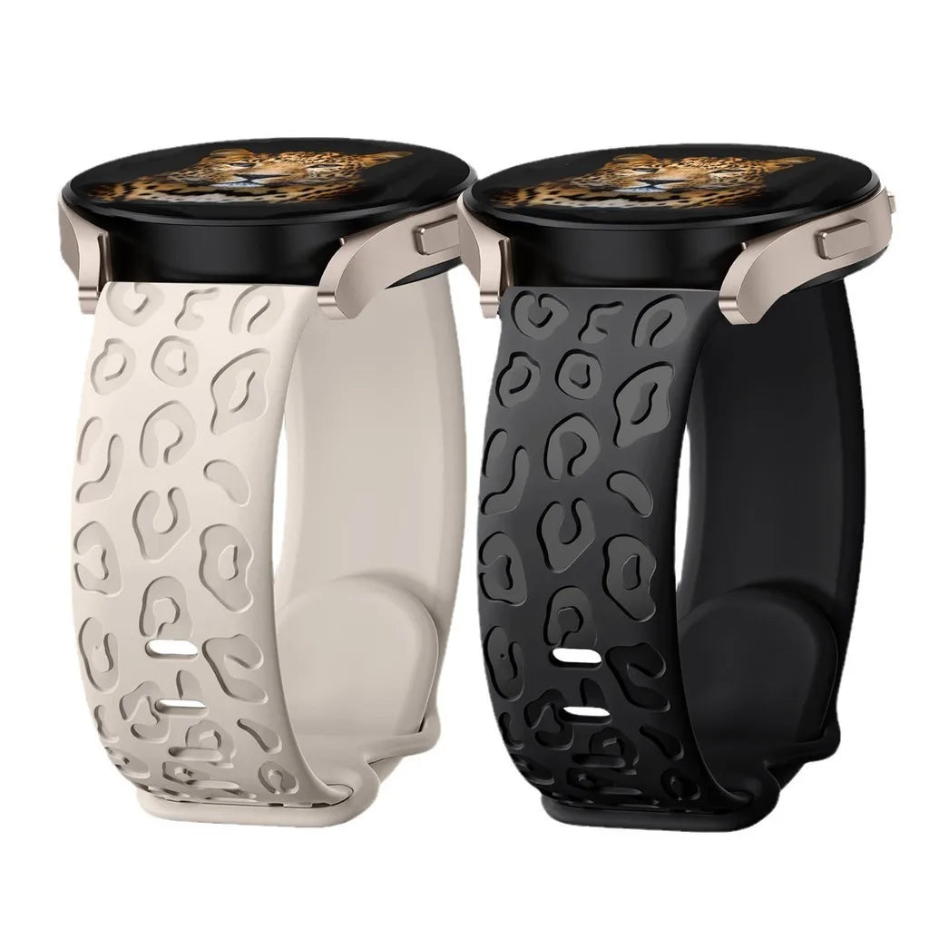18mm 20mm 22mm Silicone Strap For Garmin Forerunner 265 255 255S 265S 245 245M 645 645M 55 158 165 Smart Watch Engraved Band