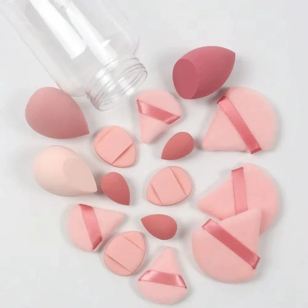 12/15Pcs Makeup Sponge Cosmetic Puff Foundation Sponges Blender Beauty Powder Puffs Women Make Up Accessories Makeup  Tools