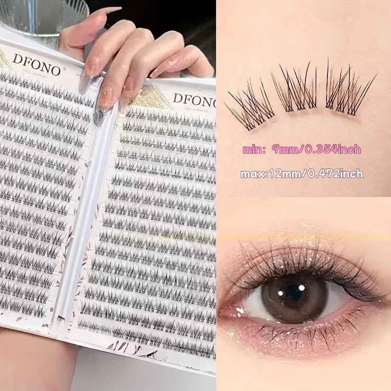 Sets of cluster lashes