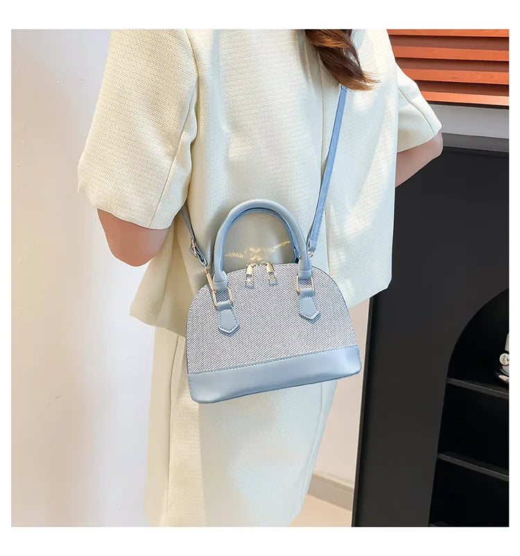 Women Shell Crossbody Bag New Trendy Retro Shoulder Handbag Simple Stylish Casual Commuter Purse Lady Bolsa Feminina Сумка