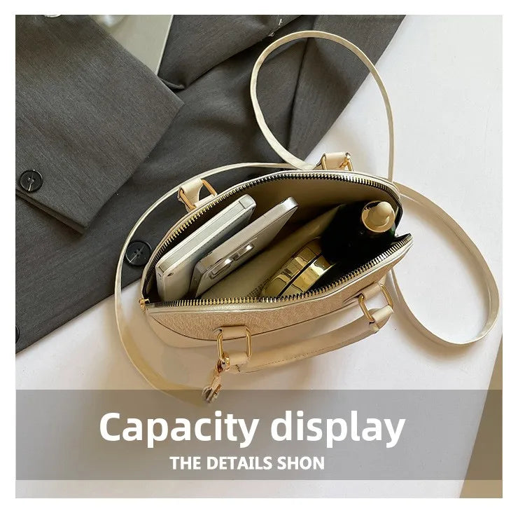 Women Shell Crossbody Bag New Trendy Retro Shoulder Handbag Simple Stylish Casual Commuter Purse Lady Bolsa Feminina Сумка