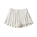 Spice girl pleated skirt female pure color small short skirt summer new mini skirt