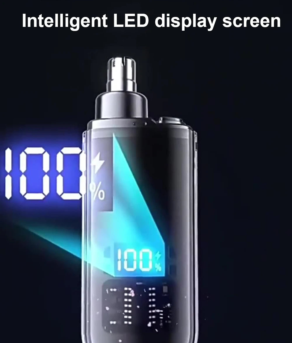 Mini Electric Nose Hair Trimmer for Men Rechargeable Portable Beard Eyebrow Grooming Tool Nose And Ear Hair Remover