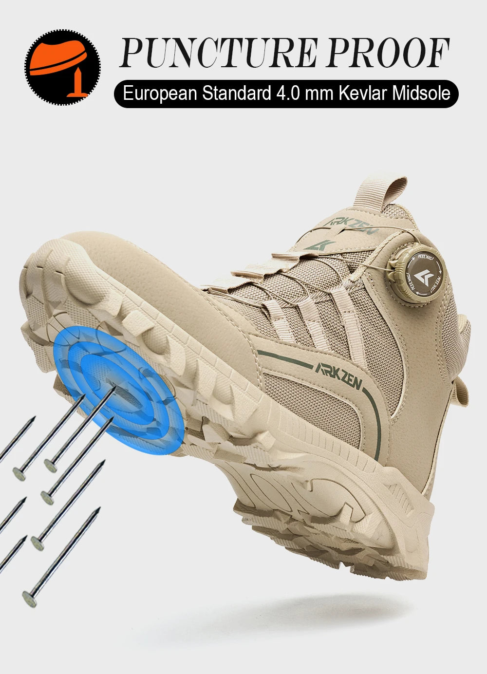 2026 Comfortable Lightweight Safe Boots Breathable Work Shoes For All Seasons High-Top Protective Boots