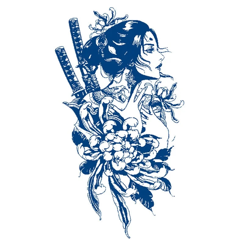 【MEET Magic Tattoo】 10cm x 15cm  Lasts To 15 Days Magic Tattoo Waterproof Temporary Tattoo Sticker
