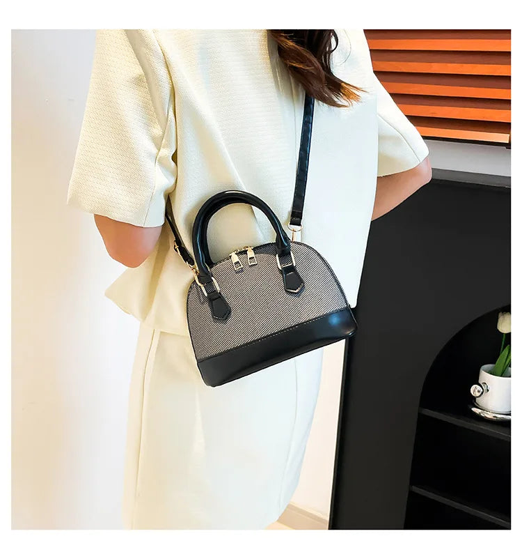 Women Shell Crossbody Bag New Trendy Retro Shoulder Handbag Simple Stylish Casual Commuter Purse Lady Bolsa Feminina Сумка