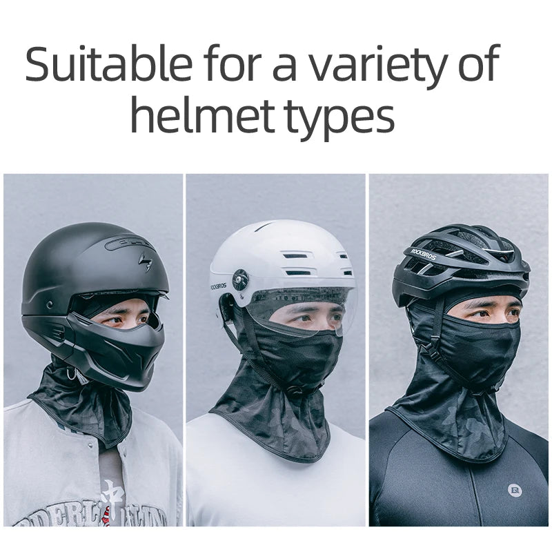 ROCKBROS Spring Summer Cycling Mask UV Sun Protection Mask Bike Balaclava Hat Bicycle Scarf Breathable Sport Motorcycle Masks