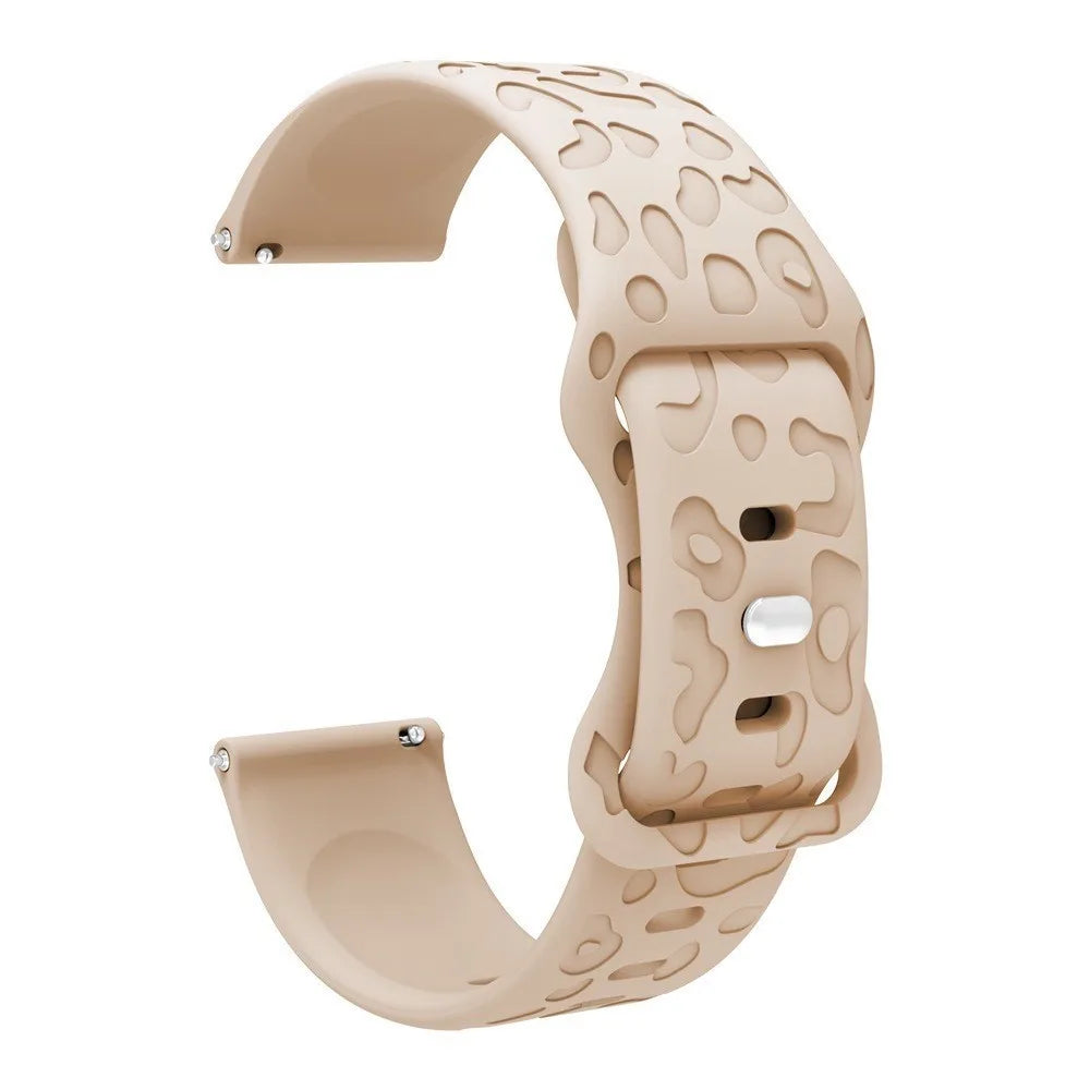 18mm 20mm 22mm Silicone Strap For Garmin Forerunner 265 255 255S 265S 245 245M 645 645M 55 158 165 Smart Watch Engraved Band