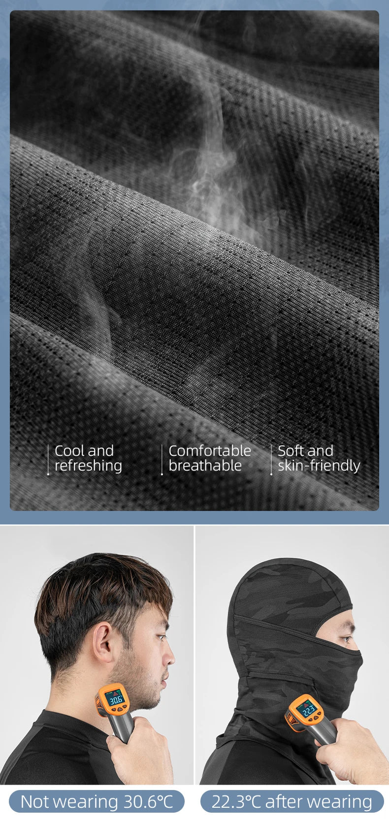 ROCKBROS Spring Summer Cycling Mask UV Sun Protection Mask Bike Balaclava Hat Bicycle Scarf Breathable Sport Motorcycle Masks