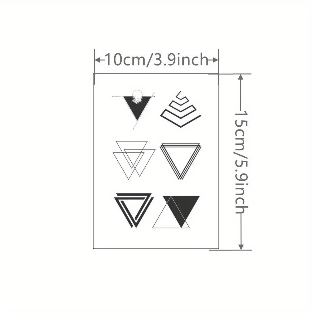 【MEET Magic Tattoo】 10cm x 15cm  Lasts To 15 Days Magic Tattoo Waterproof Temporary Tattoo Sticker