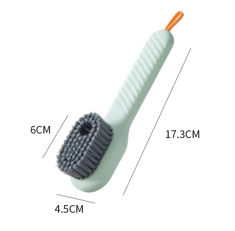 Cleaning Brush Soft Bristled Liquid Shoe Brush Long Handle Brush Clothes Brush Shoe Clothing Board Brush Household Cleaning Tool