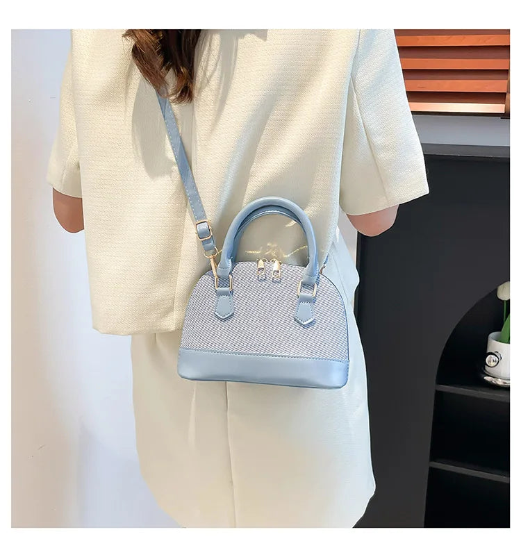 Women Shell Crossbody Bag New Trendy Retro Shoulder Handbag Simple Stylish Casual Commuter Purse Lady Bolsa Feminina Сумка