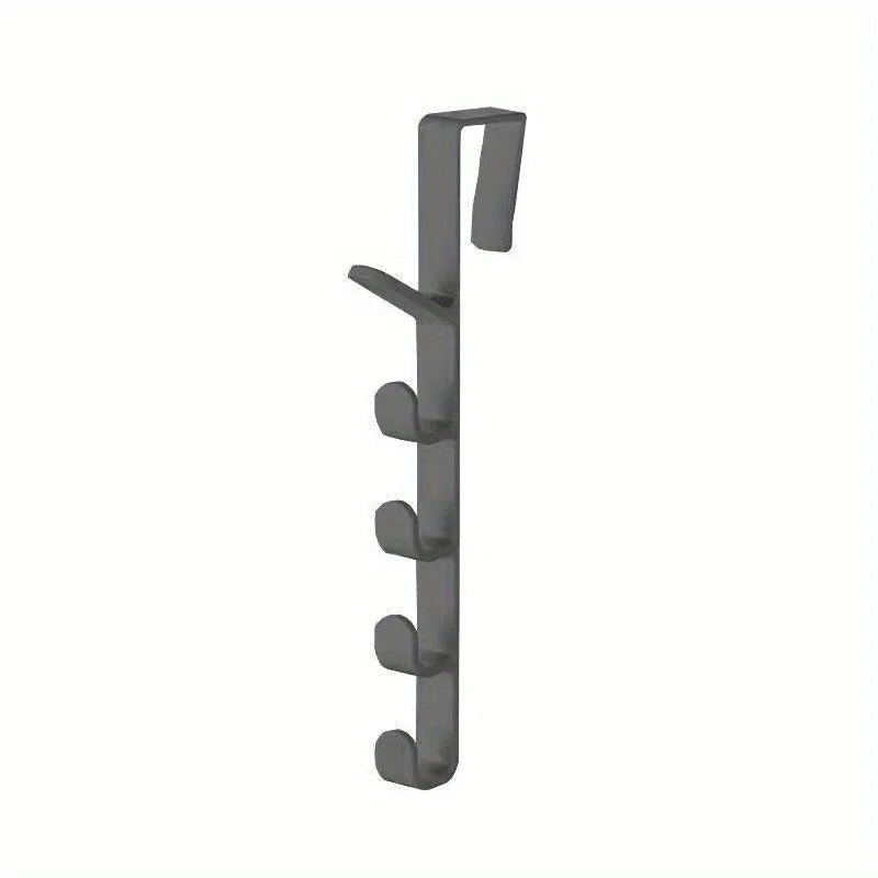 1pcs Bedroom Door Hanger Clothes Hanging Rack Over The Door Plastic Home Storage Organization Hooks, Purse Holder For Bags Rails