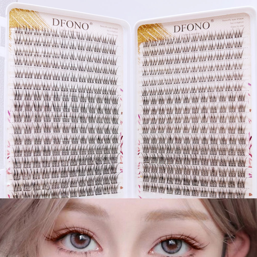 Sets of cluster lashes