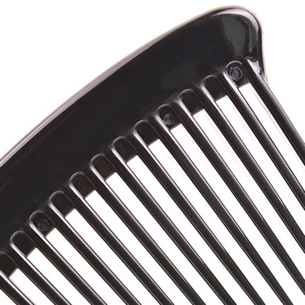 Hair Comb Detangling Reduce Hair Loss Comb Portable Black Wide Tooth Comb Plastic Heat-resistant Brush Hair Styling Tool