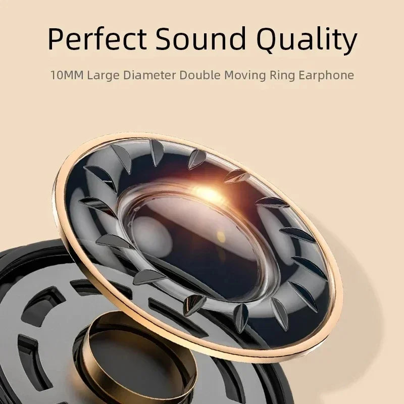 J18wireless Bluetooth earphones HiFI in ear stereo microphone waterproof noisecancelling sports earphones suitable for Xiaomi ..