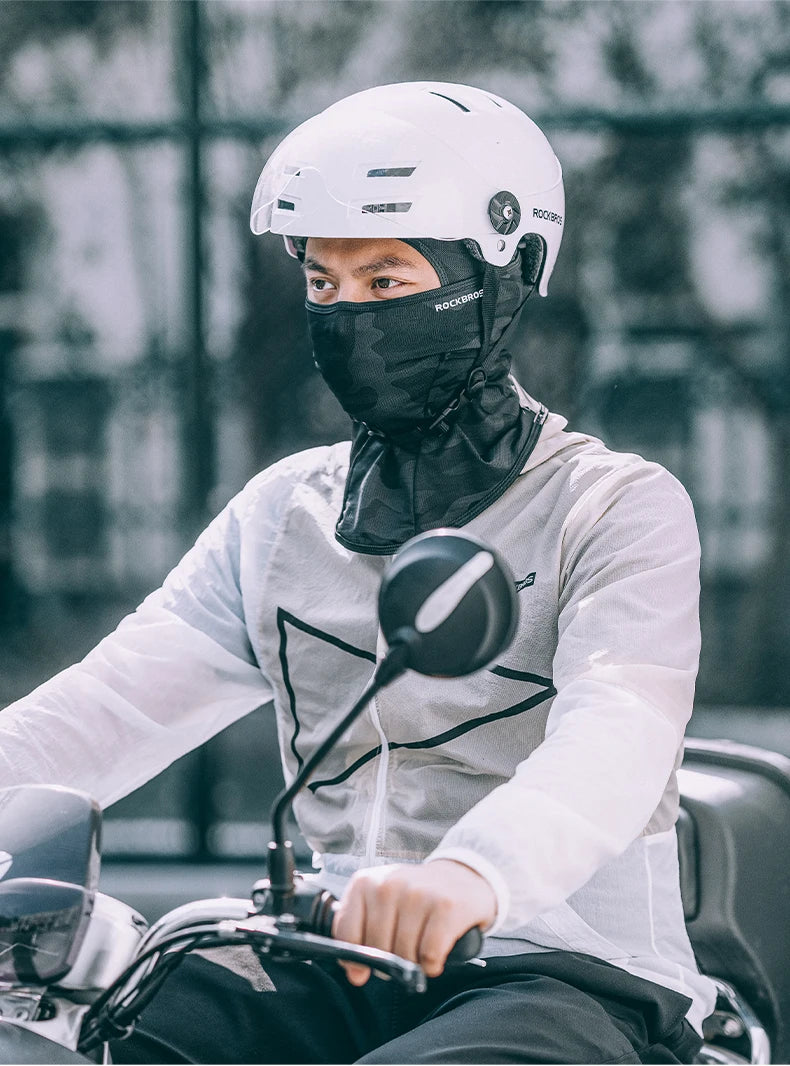 ROCKBROS Spring Summer Cycling Mask UV Sun Protection Mask Bike Balaclava Hat Bicycle Scarf Breathable Sport Motorcycle Masks