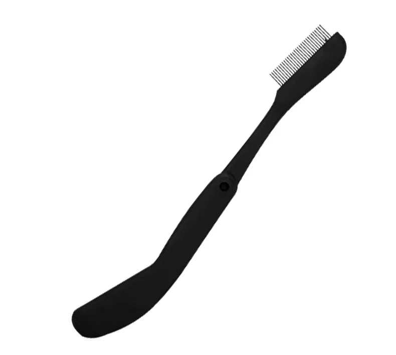 1pc Eyelash Beauty Collapsible Separator Portable Eyelash Brush Comb Mascara Curl Eye Lash Stainless Steel Eyelash Combing Tools
