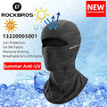 ROCKBROS Spring Summer Cycling Mask UV Sun Protection Mask Bike Balaclava Hat Bicycle Scarf Breathable Sport Motorcycle Masks