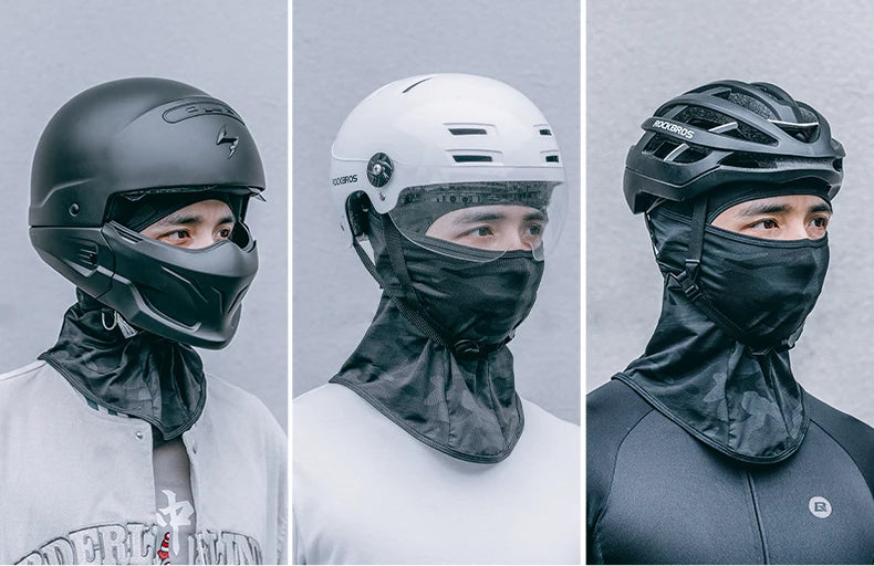 ROCKBROS Spring Summer Cycling Mask UV Sun Protection Mask Bike Balaclava Hat Bicycle Scarf Breathable Sport Motorcycle Masks